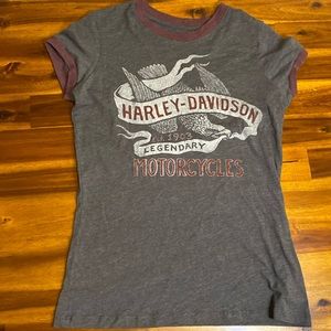 Women’s Harley Davidson t shirt.